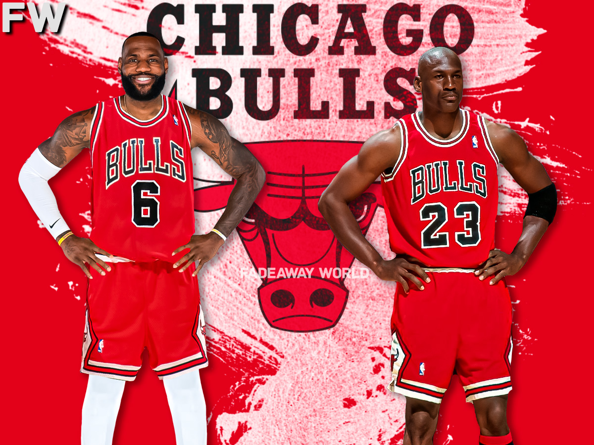 LeBron James and Michael Jordan