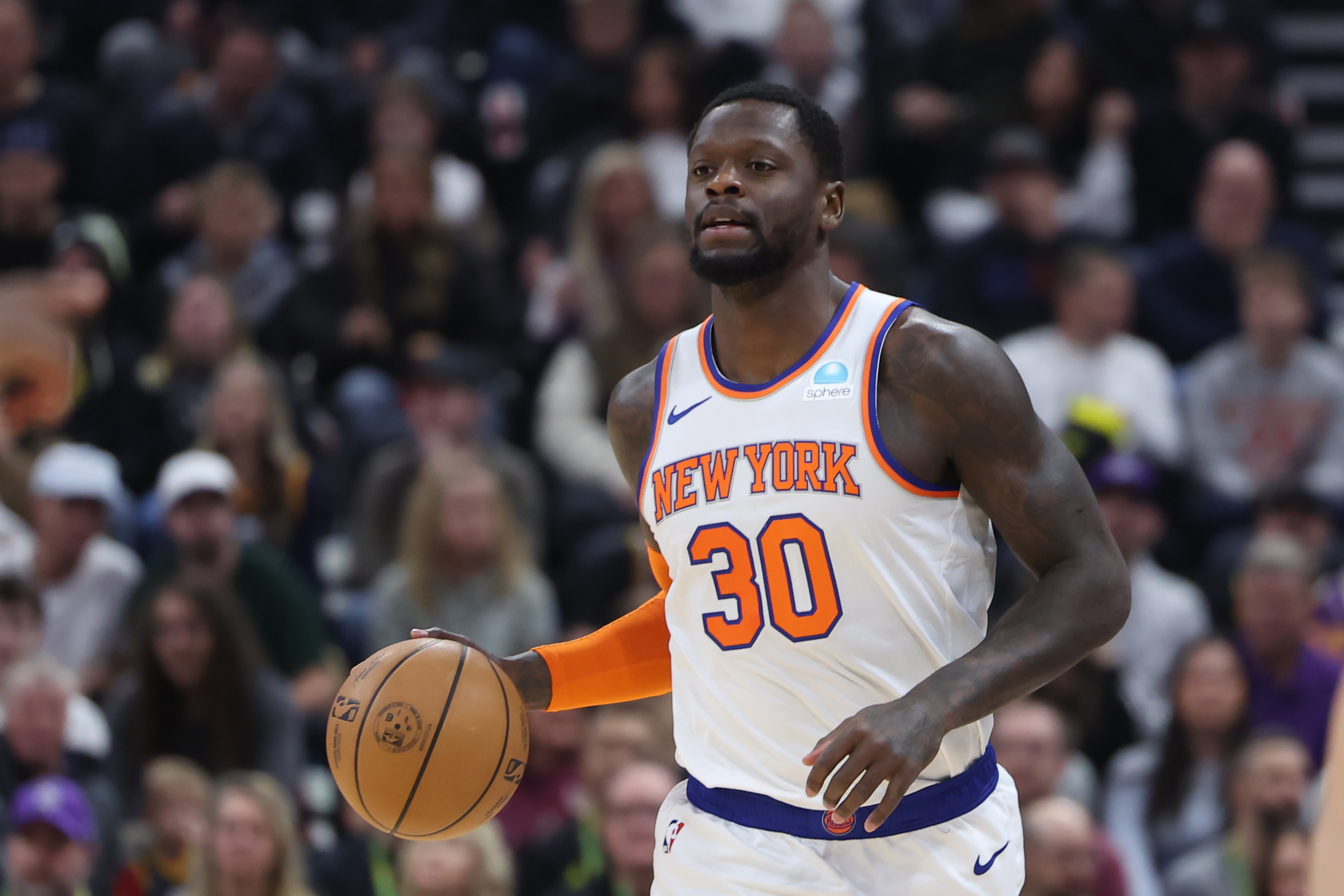 Julius Randle Shares Why He Ran To Secure The Game Ball For Jalen Brunson