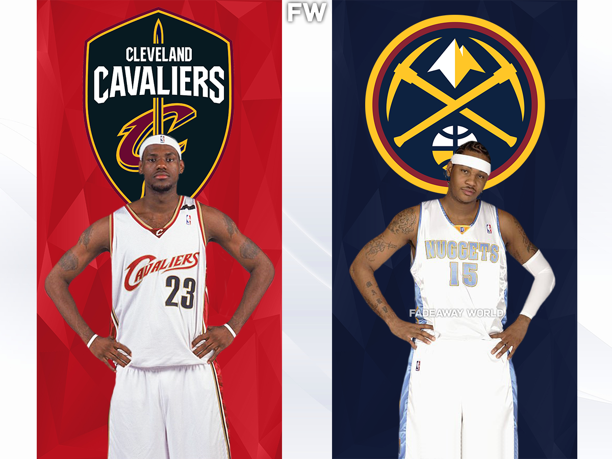 LeBron James vs. Carmelo Anthony 2004 Rookie Race