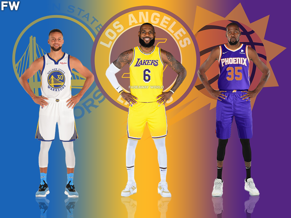 Stephen Curry, LeBron James, Kevin Durant