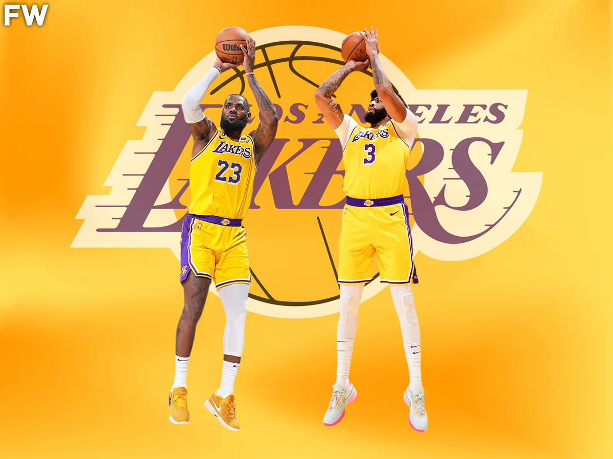 Anthony Davis Beat LeBron James In A 3-Point Contest At Lakers Practice