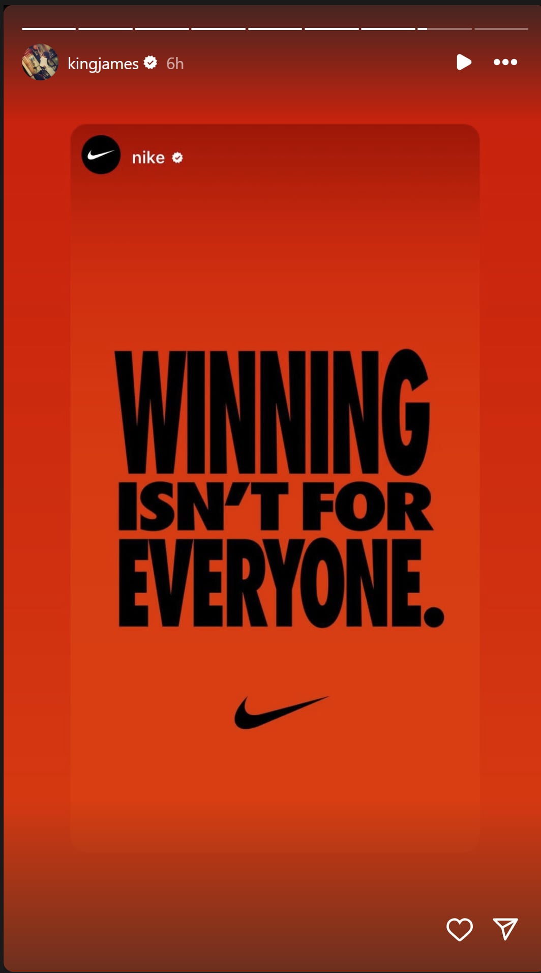 Winning isn't for everyone