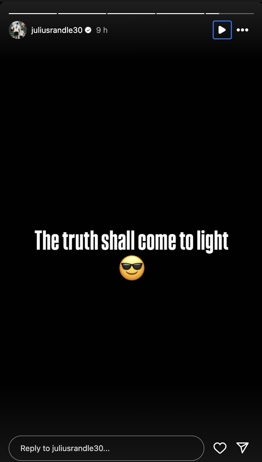 Julius Randle Sends Cryptic Messages To The Knicks After Jersey Debacle In Madison Square Garden