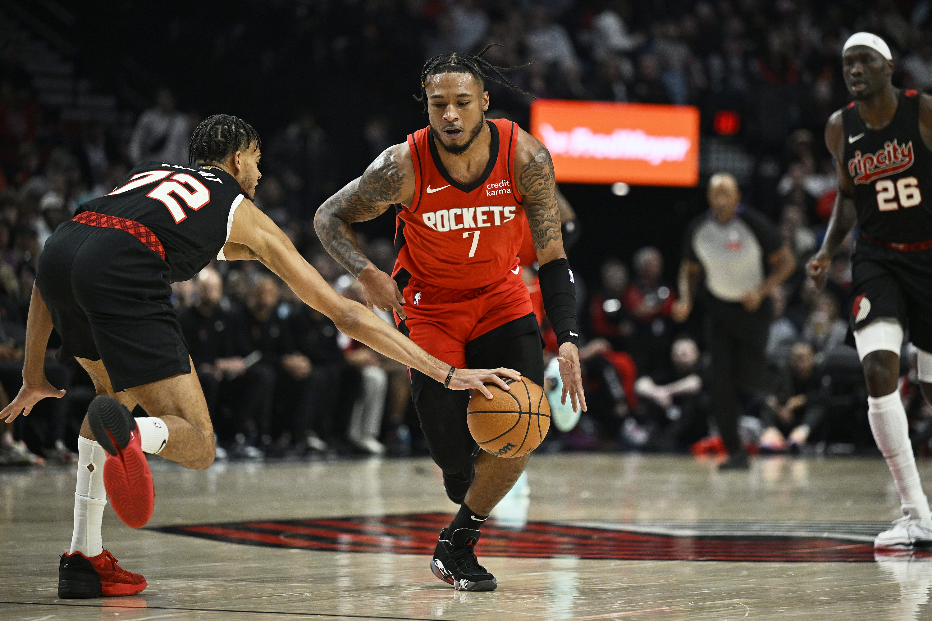 Houston Rockets forward Cam Whitmore