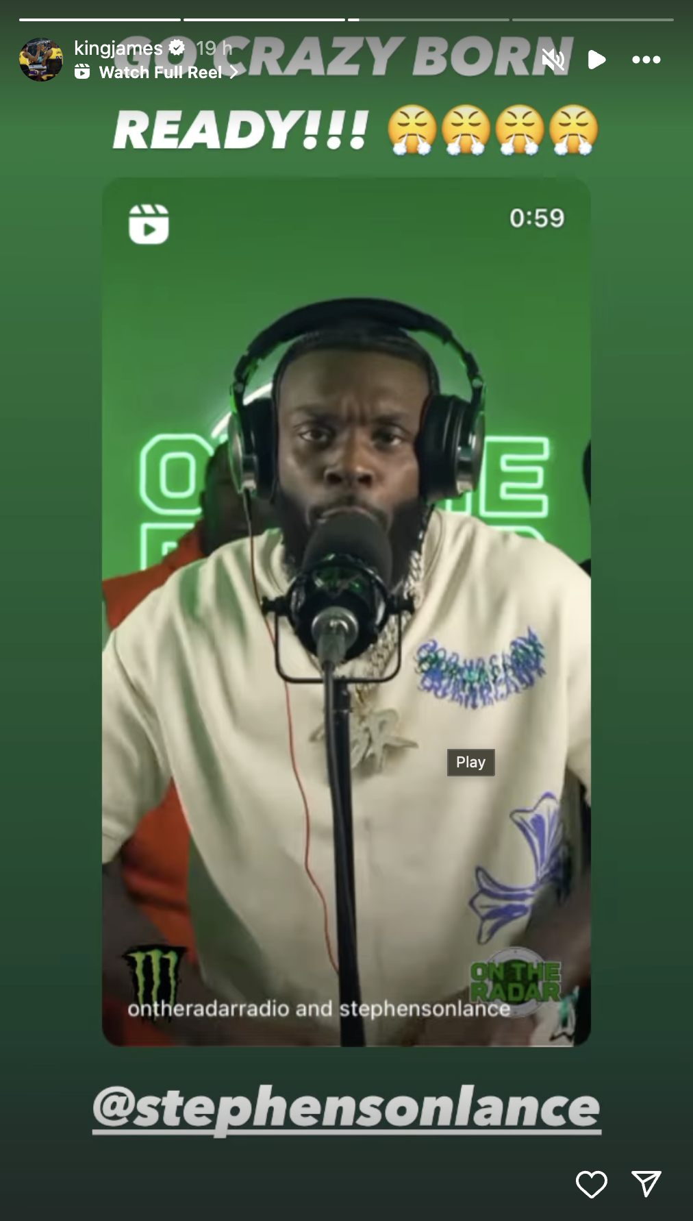 LeBron James Has A 4-Word Reaction To Lance Stephenson's Rap Freestyle Video