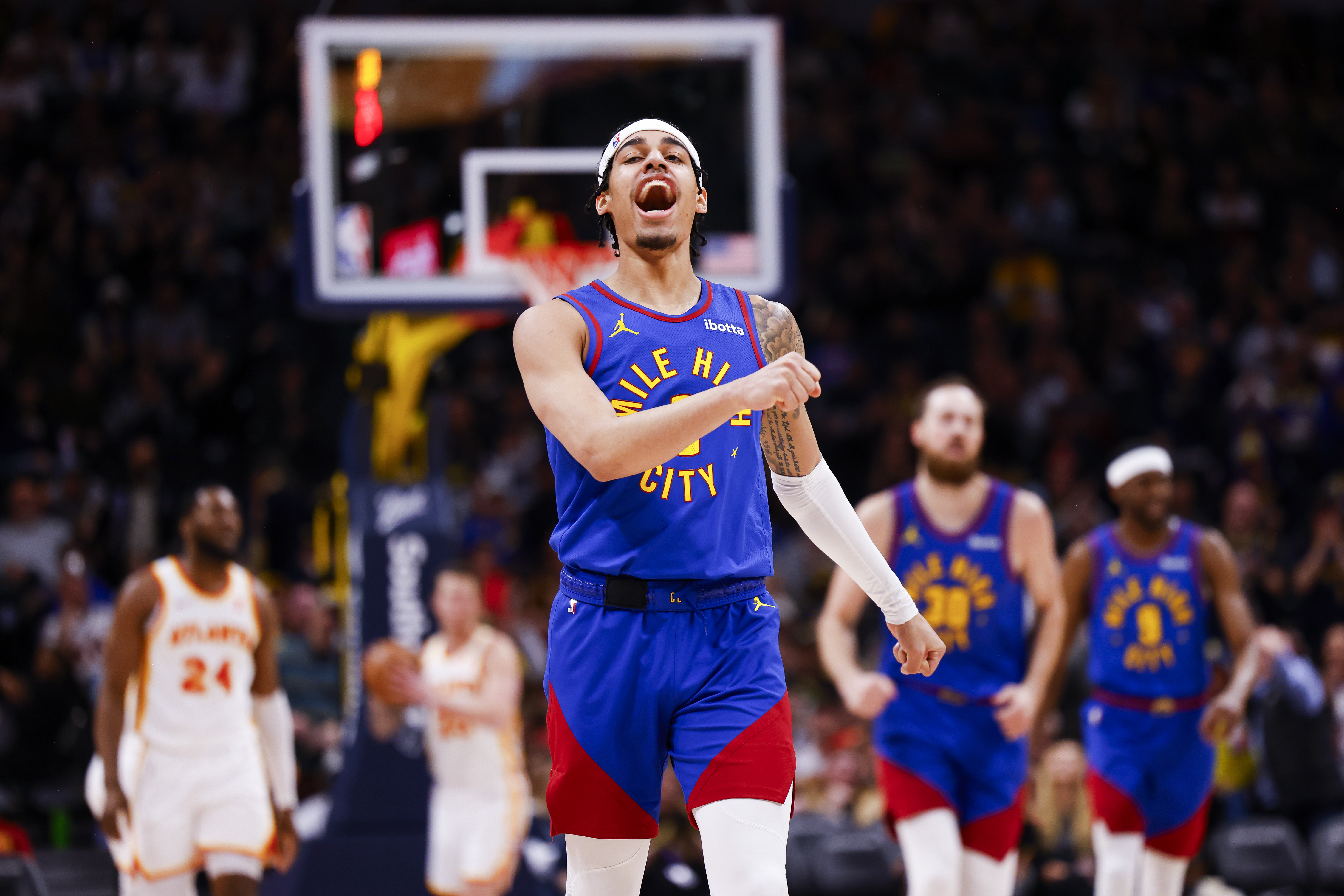 Denver Nuggets guard Julian Strawther