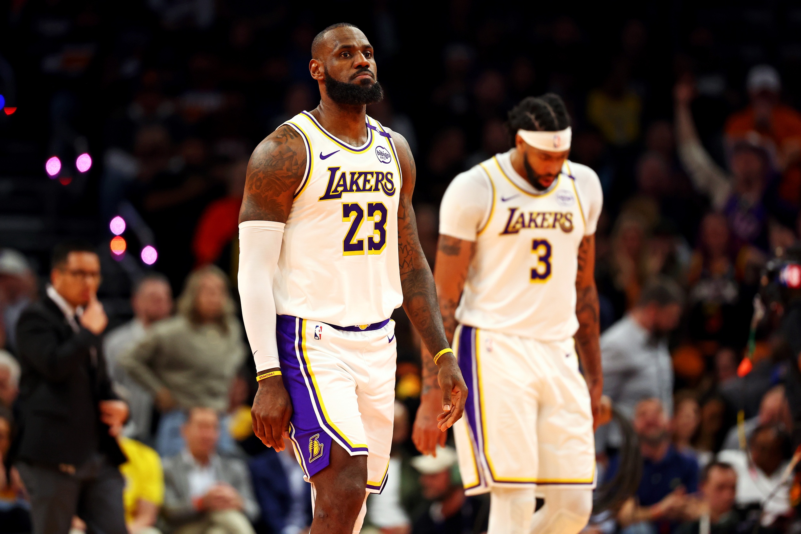 LeBron James and Anthony Davis