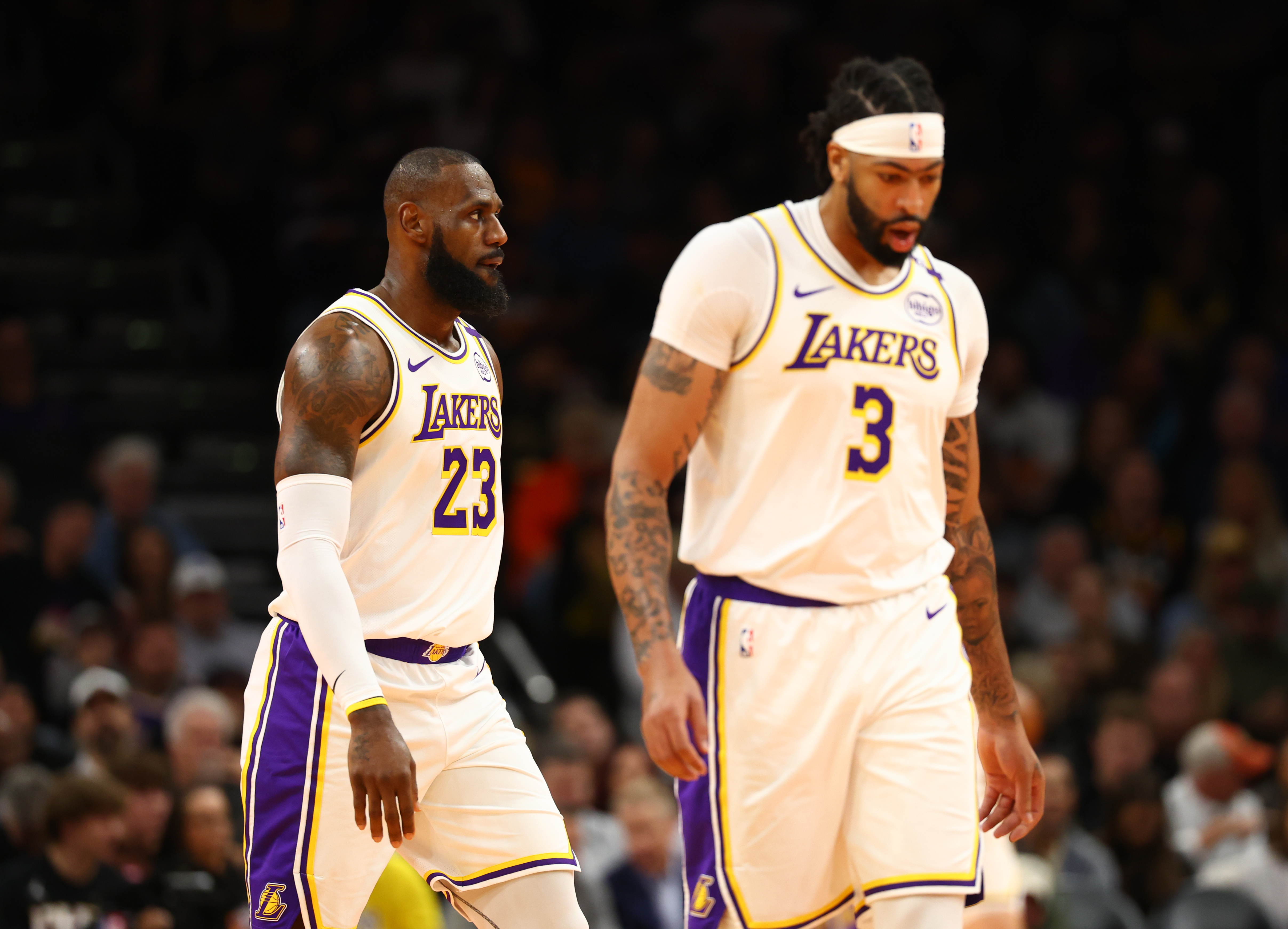 LeBron James and Anthony Davis
