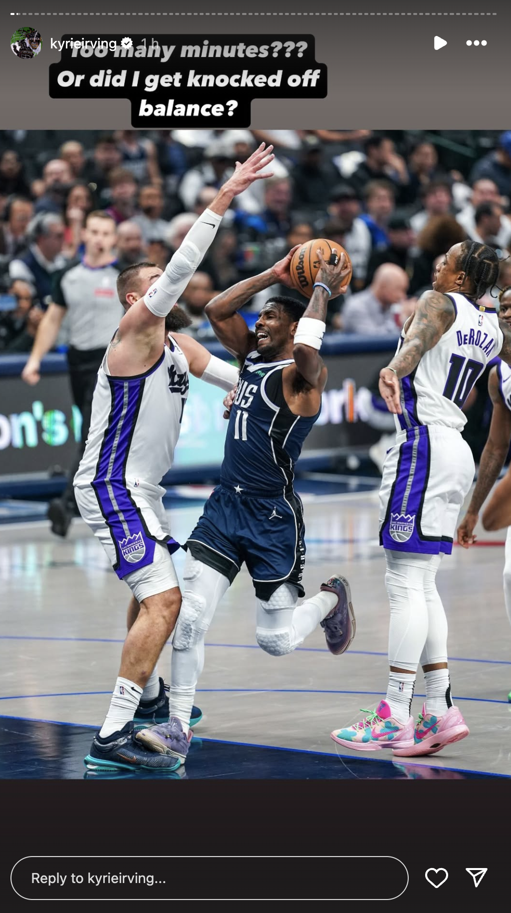 Kyrie Irving Shuts Down Narrative That Mavericks Overused Him Before ACL Tear