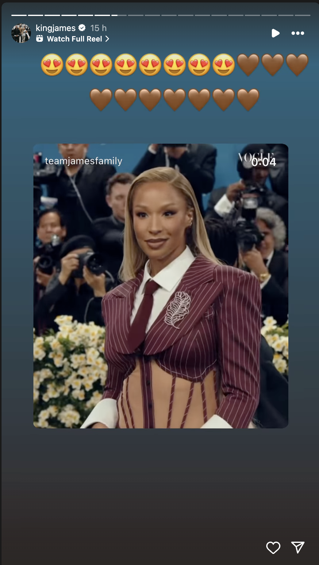 LeBron James In Awe Of Savannah James At Met Gala After He Missed Out Due To Injury