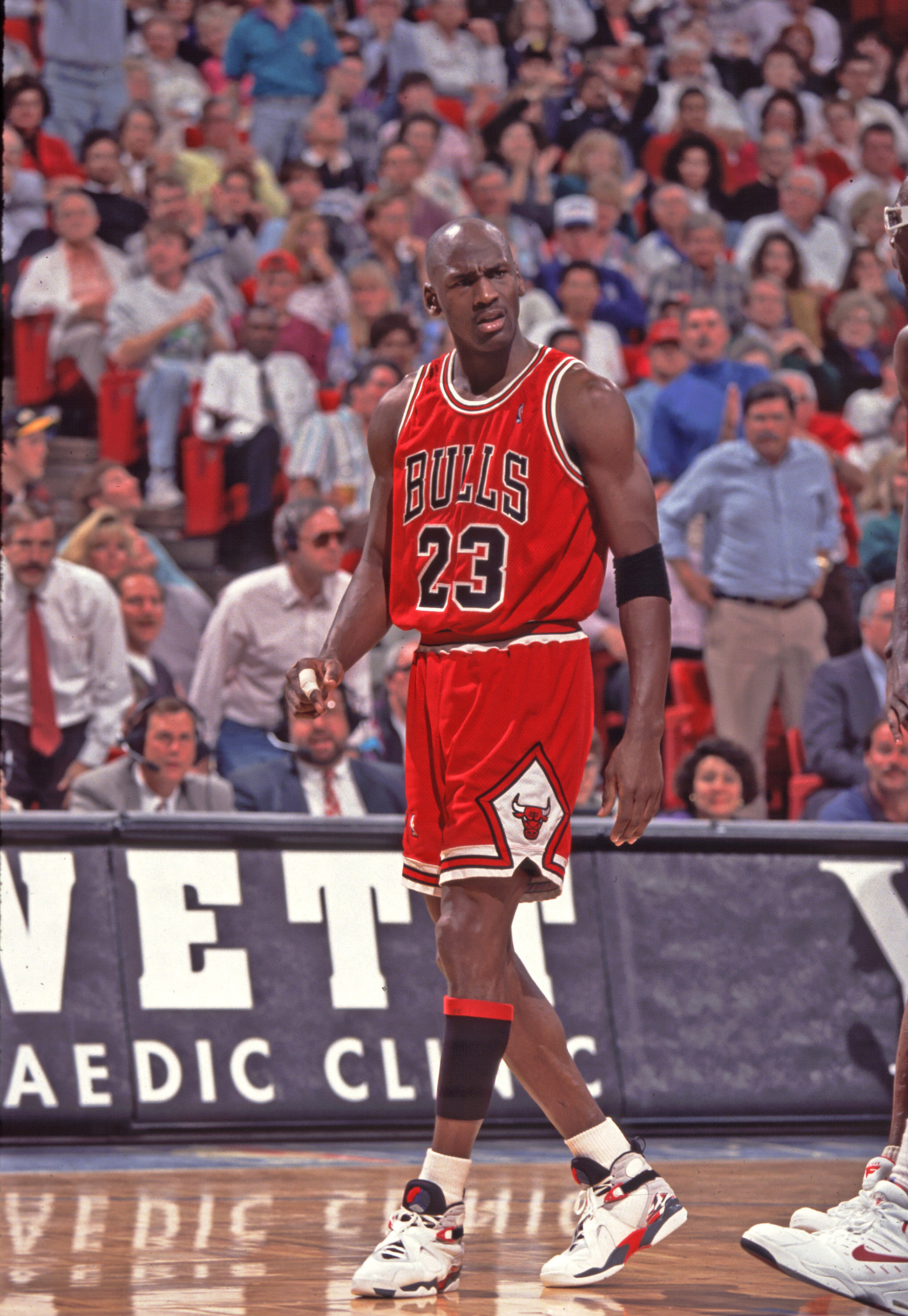 Unknown Date; Orlando, FL, USA; FILE PHOTO; Chicago Bulls guard (23) Michael Jordan in action against the Orlando Magic at the Orlando Arena. Mandatory Credit: Photo By Imagn Images (c) Copyright Imagn Images  