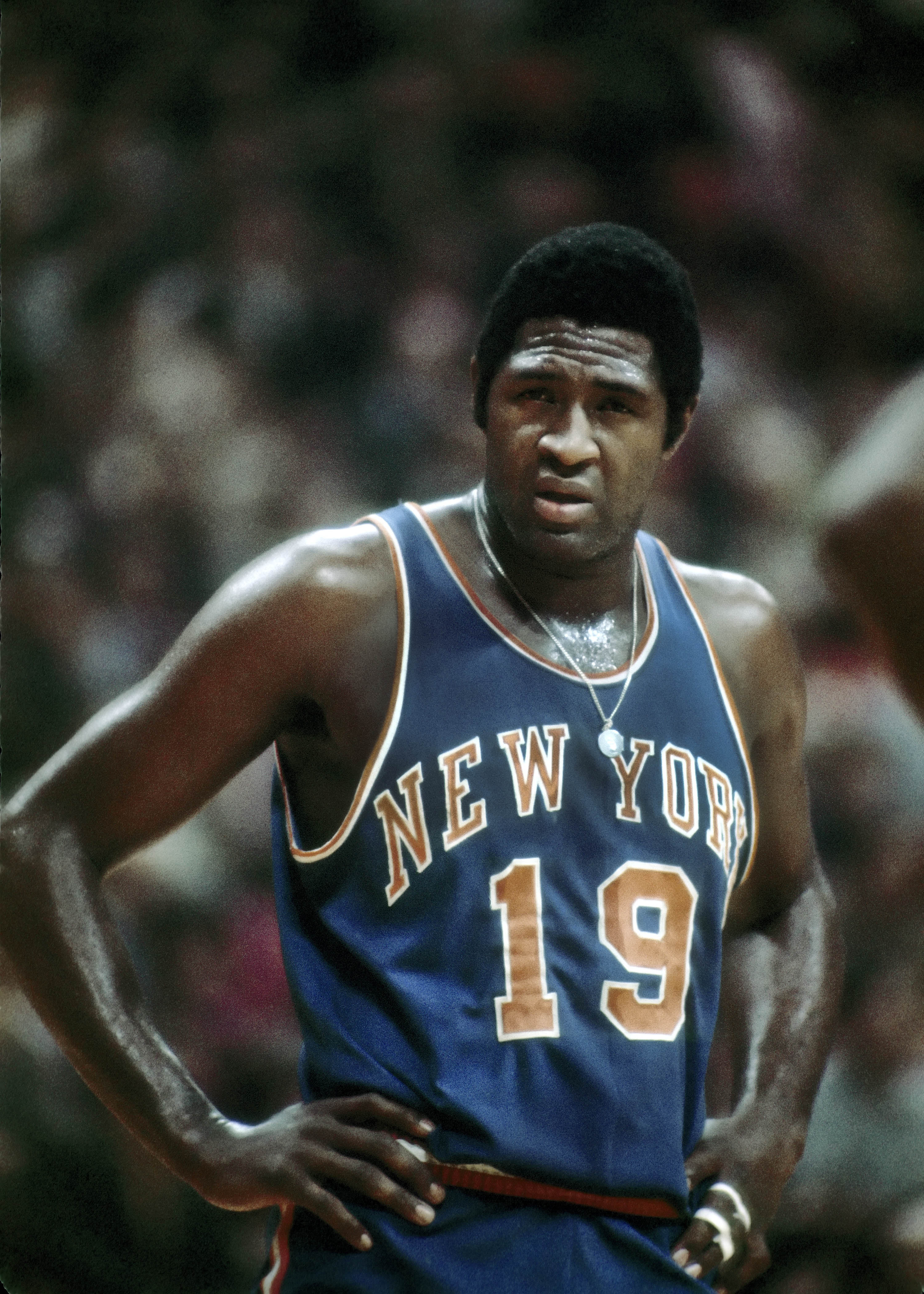Unknown date; Atlanta, GA, USA; FILE PHOTO; New York Knicks center Willis Reed (19) during a game against the Atlanta Hawks at The Omni. Mandatory Credit: Manny Rubio-Imagn Images  