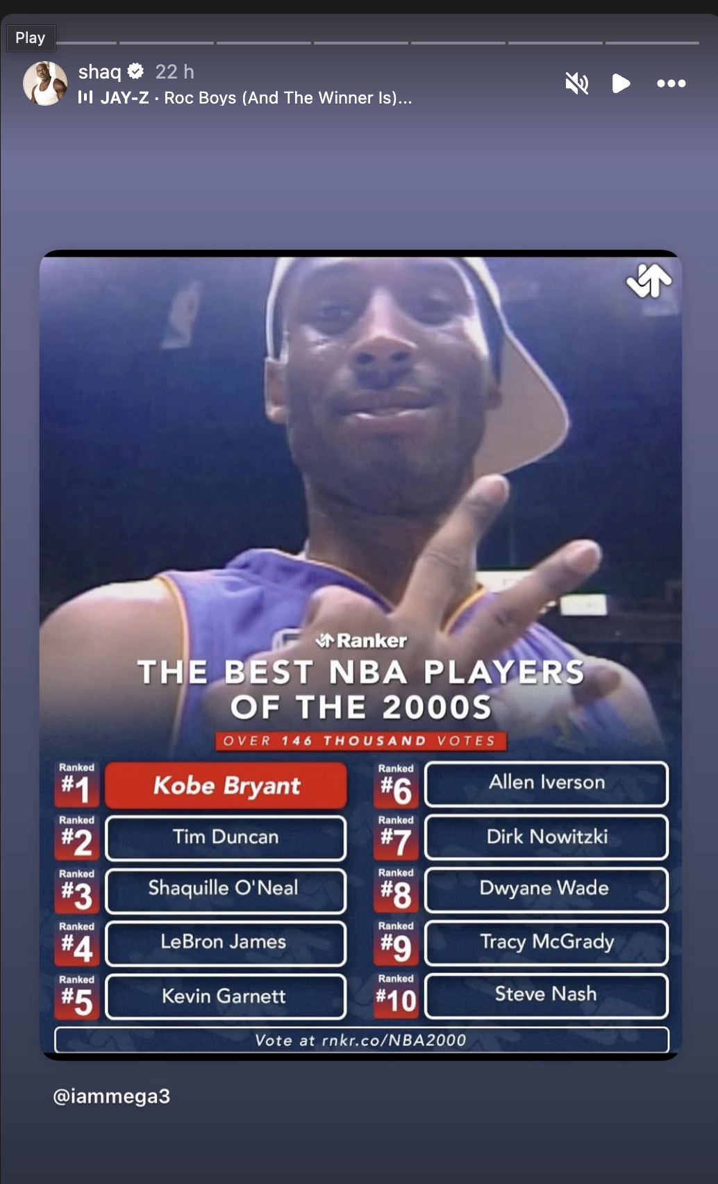 Shaquille O'Neal Shares The Best NBA Players Of The 2000s; LeBron James Is No. 4