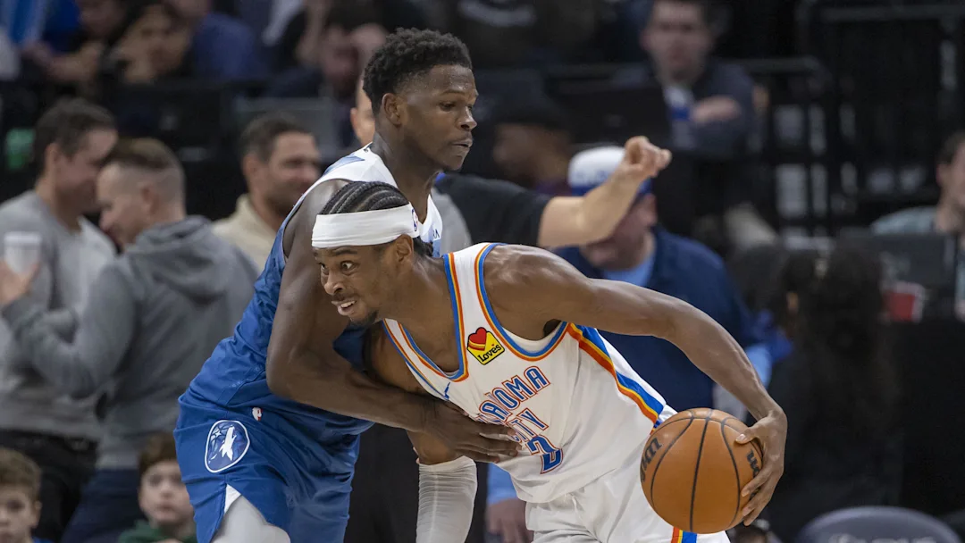 Anthony Edwards and Shai Gilgeous-Alexander