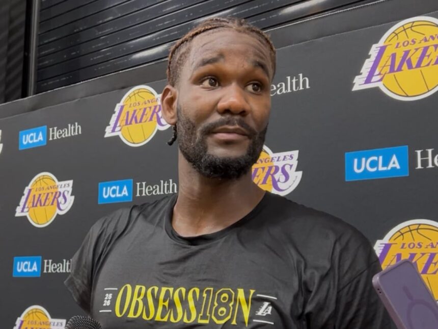 Why Lakers Players Are Wearing "OBSESS18N" Shirts At Training Camp