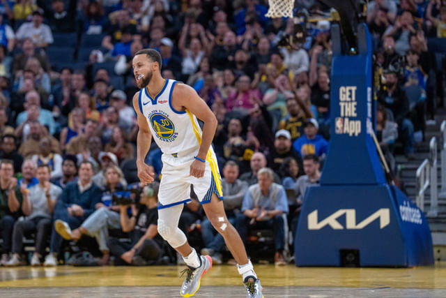 Oct 28, 2025; San Francisco, California, USA; Golden State Warriors guard Stephen Curry (30) on defense against the LA Clippers during the fourth quarter at Chase Center. Mandatory Credit: Neville E. Guard-Imagn Images