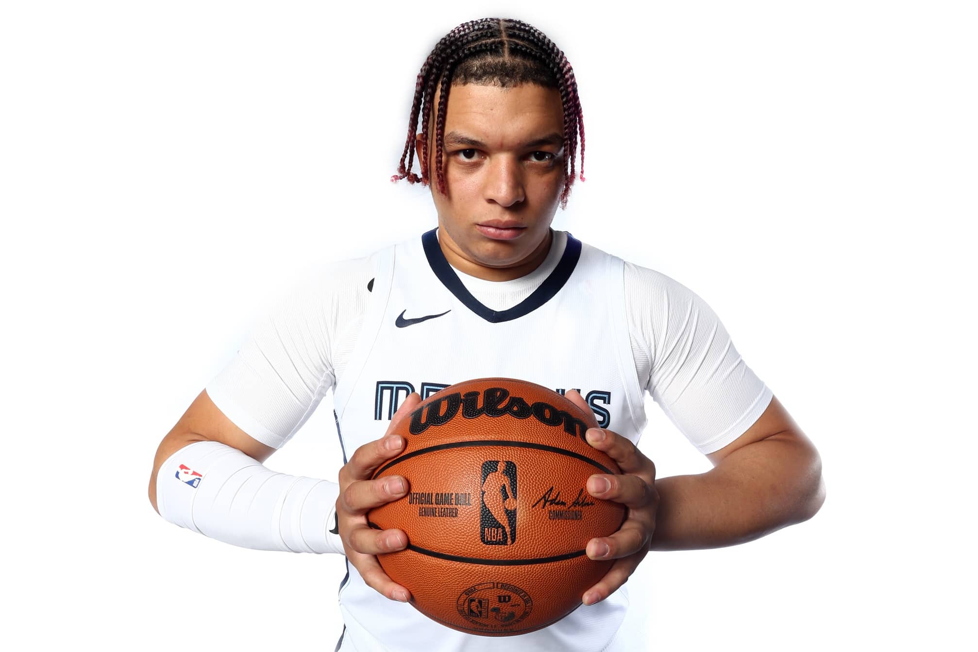 Memphis Grizzlies forward Kenneth Lofton Jr. (6) during media day at FedEx Forum.