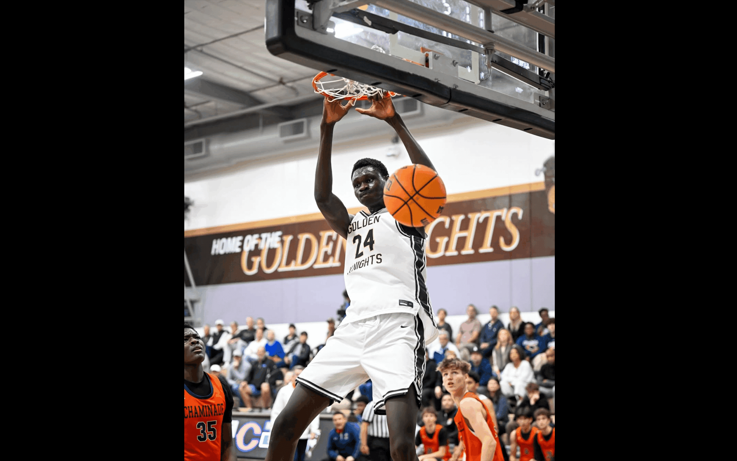 7'4" Junior Center Cherif Millogo With 7'9" Wingspan Dominates St. Francis: "We Sold Out A Game In 31 Minutes"