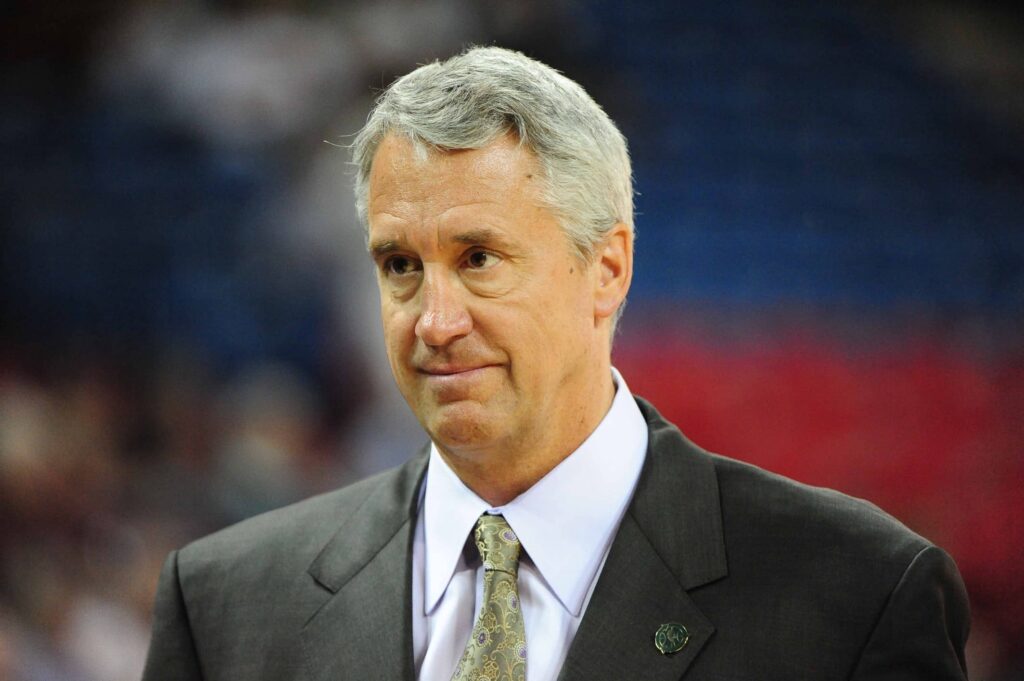 April 8, 2010; Sacramento, CA, USA; Los Angeles Clippers head coach Kim Hughes watches warm ups before the game against the Sacramento Kings at Arco Arena. The Kings defeated the Clippers 116-94. Mandatory Credit: Kyle Terada-Imagn Images