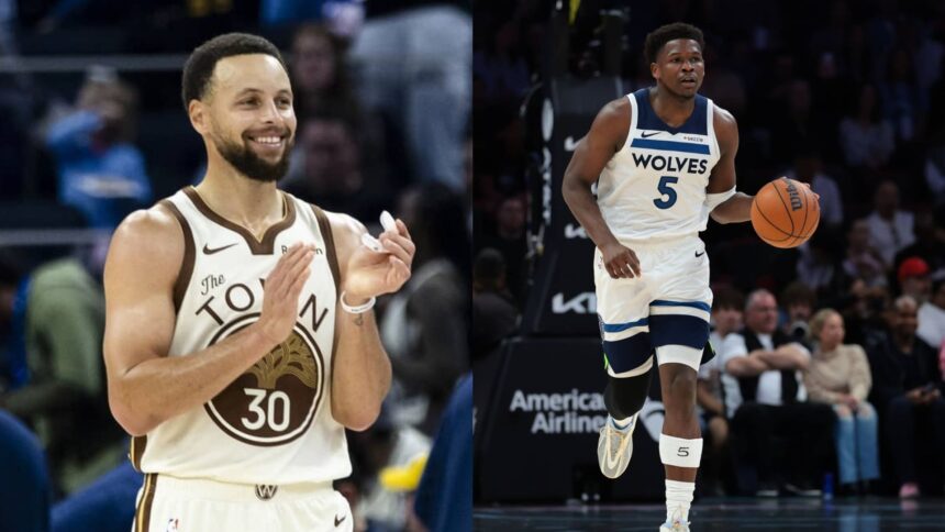 Stephen Curry and Anthony Edwards react to the shooting tragedy in Minnesota.