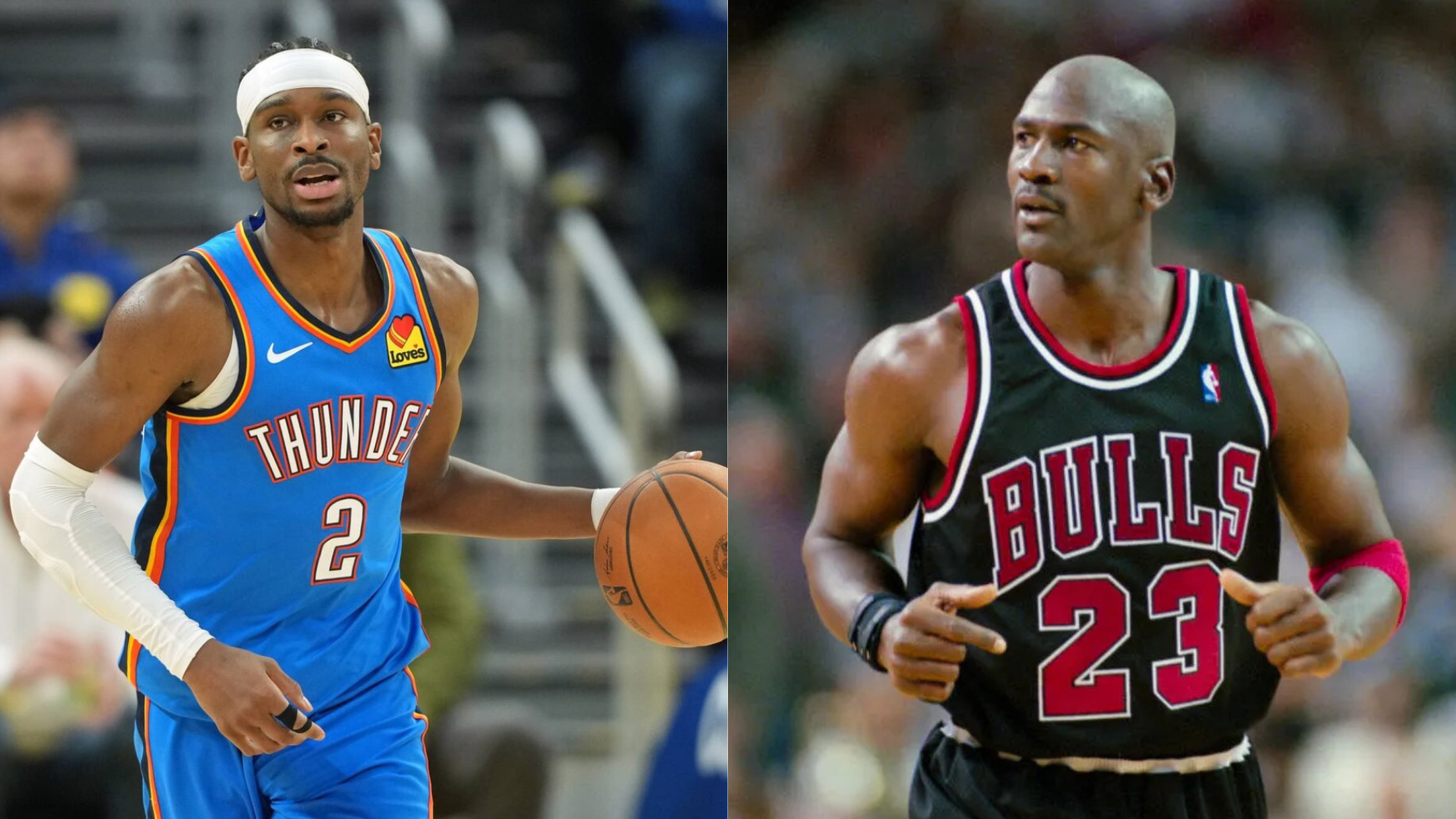 Shai Gilgeous-Alexander addresses the comparisons with Michael Jordan. Mandatory Credit: Imagn Images, Getty Images