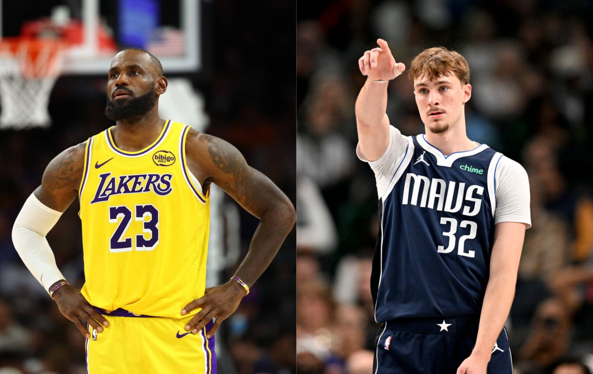 LeBron James notes the similarities between himself and Cooper Flagg. Mandatory Credit: Imagn Images