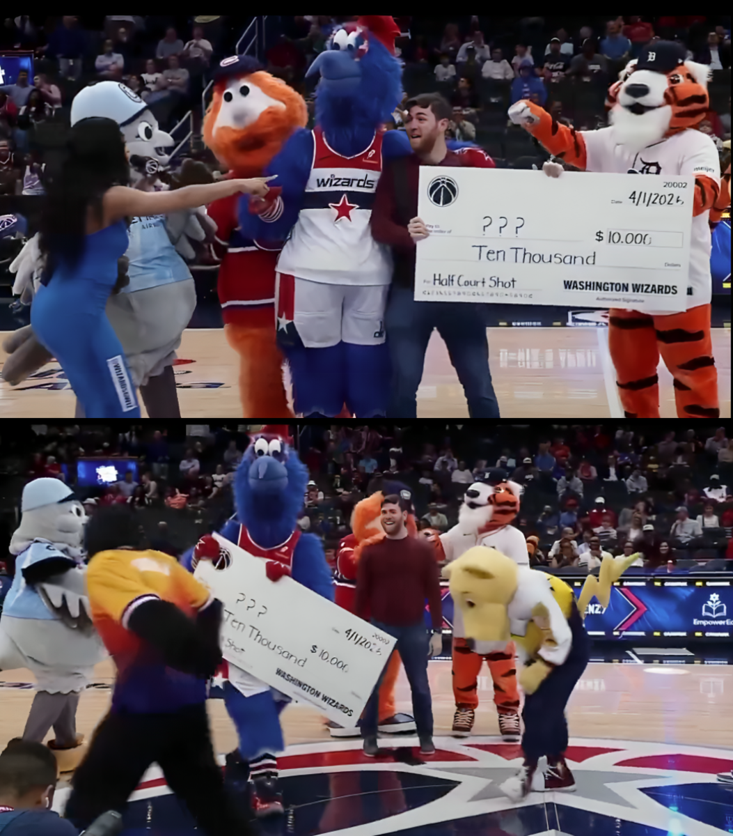 Wizards Prank Fan Thinking He Won $10,000 For Hitting Blindfolded Half-Court Shot