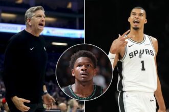 Anthony Edwards Addresses Chris Finch's Dust-Up With NBA Official And Victor Wembanyama's Game 3 Performance