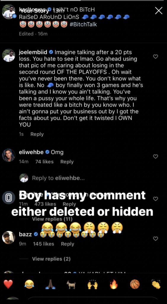 Karl-Anthony Towns And Joel Embiid's Heated Social Media Exchange From 2019 Resurfaces Before Knicks-76ers Playoff Matchup
