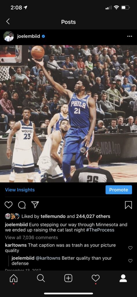 Karl-Anthony Towns And Joel Embiid's Heated Social Media Exchange From 2019 Resurfaces Before Knicks-76ers Playoff Matchup