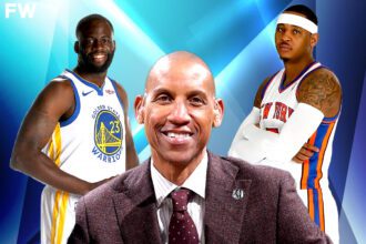 Reggie Miller chooses between having Draymond Green and Carmelo Anthony's careers. Mandatory Credit: Fadeaway World