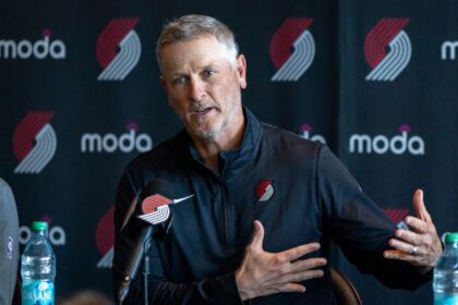 n a wide-ranging podcast interview, Portland Trail Blazers owner Tom Dundon delved into a range of topics with hosts Max Kellerman and Rich Paul, whose agency represents three Blazers players. Mandatory Credit: Sean Meagher - The Oregonian