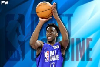 AJ Dybantsa Knocks Down 3-Pointers During The Hardest Shooting Drill At NBA Draft Combine