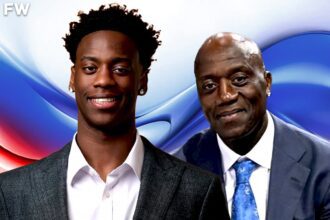 AJ Dybantsa opens up about his father's sacrifices to help him succeed. Mandatory Credit: Fadeaway World