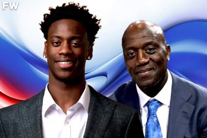 AJ Dybantsa opens up about his father's sacrifices to help him succeed. Mandatory Credit: Fadeaway World