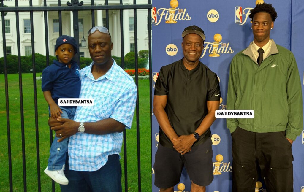 AJ Dybantsa pays tribute to his father on Father's Day.Mandatory Credit: @AJ _Dybantsa - X
