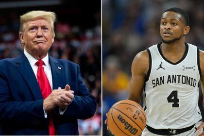 De'Aaron Fox Addresses How Donald Trump's Visit To The NBA Finals Made It Inconvenient For Others