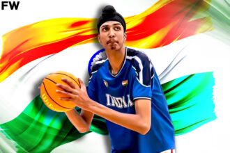 7-Foot-4 Indian Prospect Jagmeet Singh Dominates At Courtside Camp