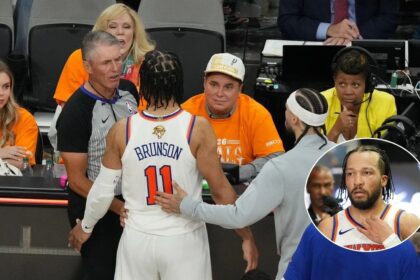NBA Launches Investigation Into Jalen Brunson's Heated Exchange With Spurs Fan Near End Of Game 1