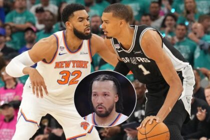 Jalen Brunson Explains How Karl-Anthony Towns Stopped Victor Wembanyama In Game 1