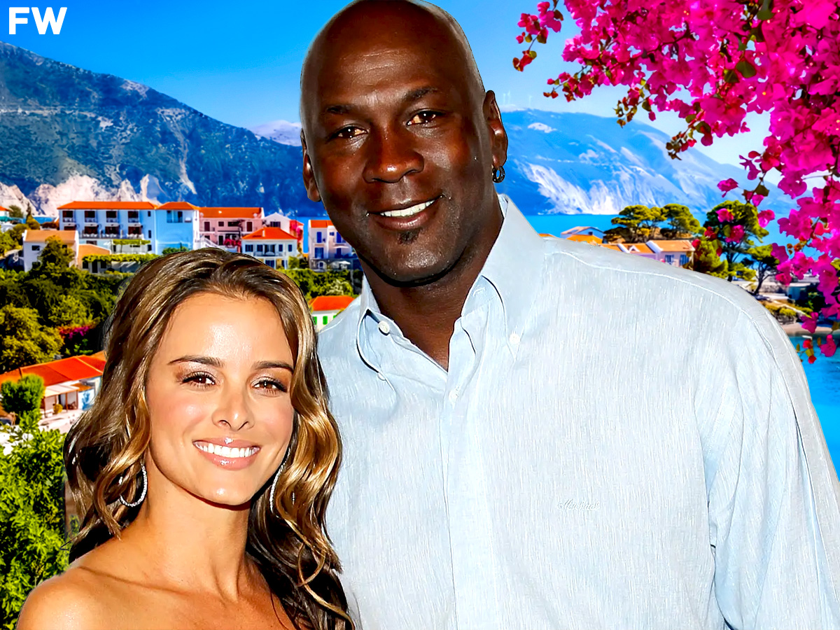 Michael Jordan Enjoys Vacation In Kefalonia With Wife Yvette Prieto