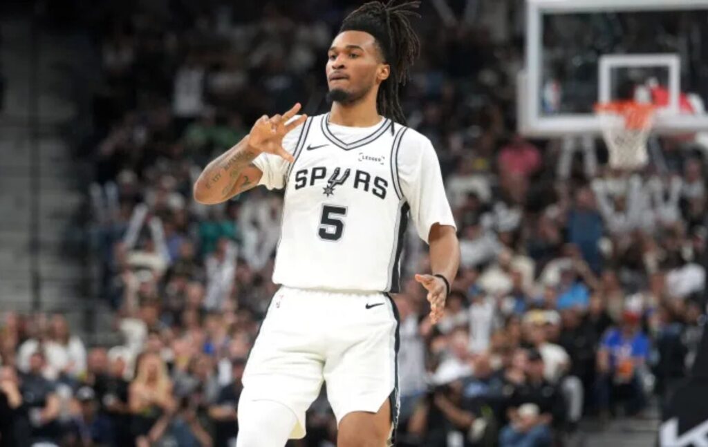 Stephon Castle in action for the Spurs, Mandatory Credit: Imagn Images