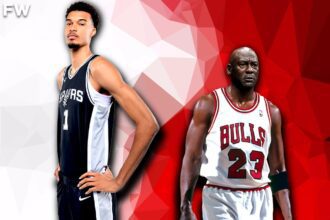 Victor Wembanyama claimed he could beat 60-year-old Michael Jordan on draft night. Mandatory Credit: Fadeaway World