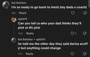 Kai Belcher's interaction.