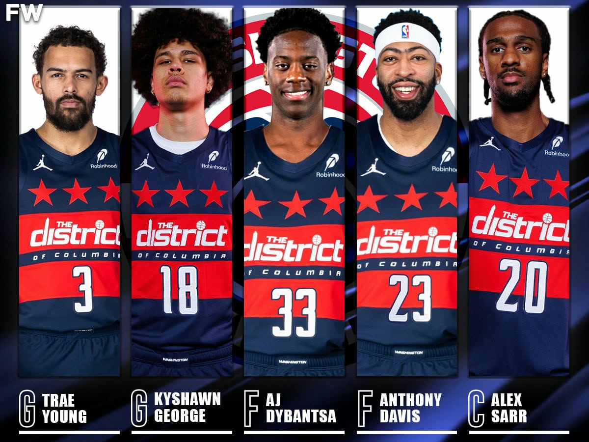 Washington Wizards Projected Starting Lineup After Selecting AJ Dybantsa No. 1 Overall