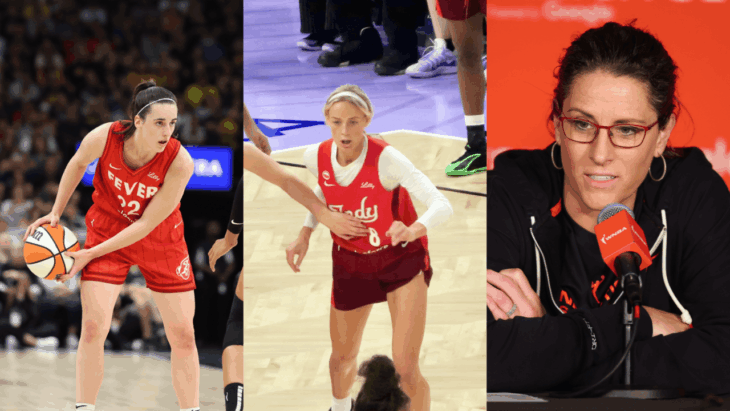 Caitlin Clark Sophie Cunningham Stephanie White