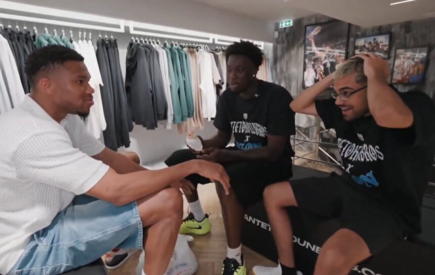 Giannis Antetokounmpo Surprises Muslim Streamer NEON With Greek Food Reveal: "There’s Pork In There"