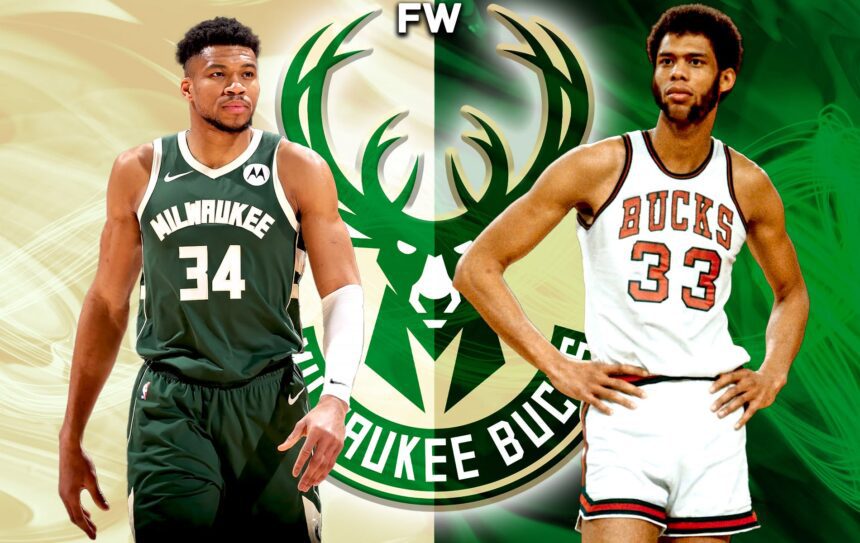 Giannis Antetokounmpo and Kareem Abdul-Jabbar