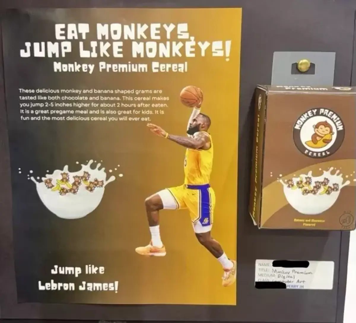 Racist LeBron James Poster By School Comparing Him To Monkey Under Investigation